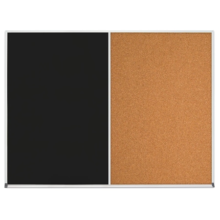 Single Door Radius Corkboard,18x24,Hea, UV7010RC-BLACK-CORK